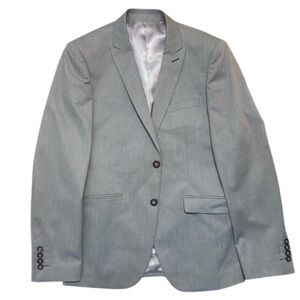 Enrique Morano Mens NWOT Beige Blazer Sharkskin Summer Polyester Chest 34’’